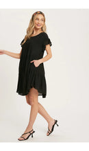 Load image into Gallery viewer, Ruffle Hem Tiered Babydoll Dress