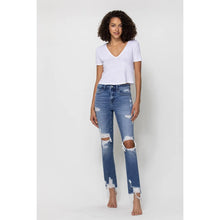 Load image into Gallery viewer, Flying Monkey Comfort Stretch Slim Straight Distressed Denim