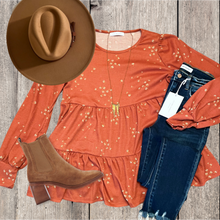 Load image into Gallery viewer, Floral Print Babydoll Top