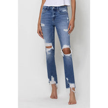 Load image into Gallery viewer, Flying Monkey Comfort Stretch Slim Straight Distressed Denim