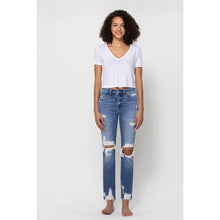 Load image into Gallery viewer, Flying Monkey Comfort Stretch Slim Straight Distressed Denim