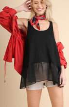 Load image into Gallery viewer, Flowy Mixed Media Tank