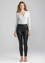 Load image into Gallery viewer, Faux Leather Shaping Legging