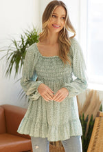 Load image into Gallery viewer, Leopard Print Babydoll Tunic