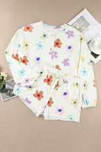 Load image into Gallery viewer, White Floral Lounge Set (Preorder)
