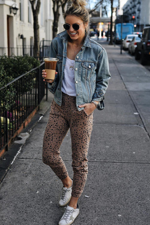 Leopard Joggers (Preorder)