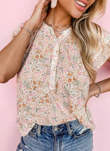 Load image into Gallery viewer, Light Pink Floral Blouse (Preorder)
