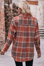 Load image into Gallery viewer, Orange Plaid Flannel (Preorder)

