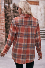 Load image into Gallery viewer, Orange Plaid Flannel (Preorder)
