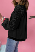 Load image into Gallery viewer, Leopard Printed Sleeve Blouse
