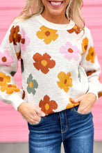 Load image into Gallery viewer, Floral Sweater (Preorder)
