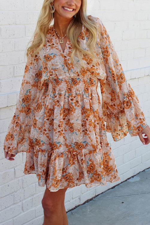 Boho Floral Dress (Preorder)