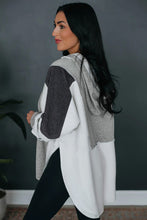 Load image into Gallery viewer, Gray Colorblocked Hoodie
