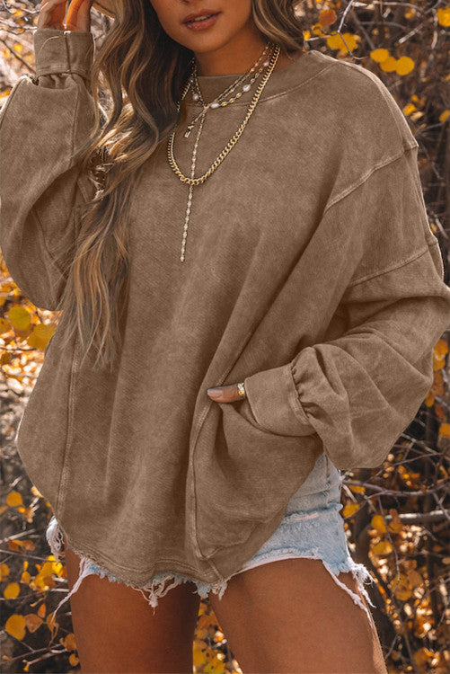 Twist Back Sweatshirt (Preorder)