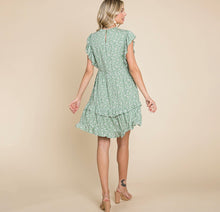 Load image into Gallery viewer, Floral Print Ruffled Dress
