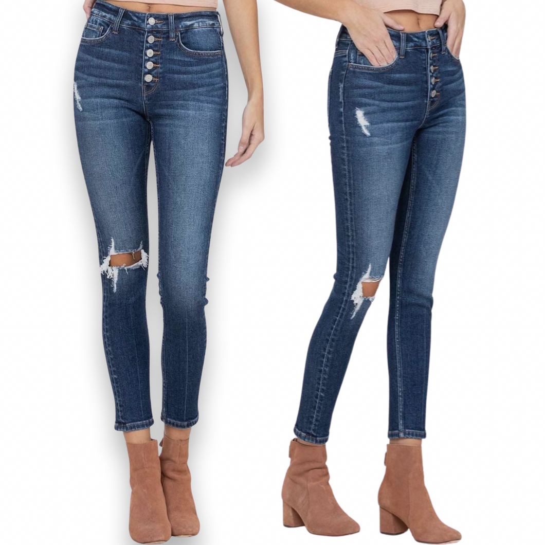 Vervet Stretch Distressed Jeans