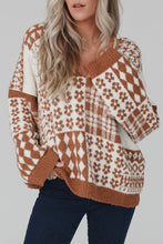 Load image into Gallery viewer, Floral and Mix Print Sweater (Preorder)
