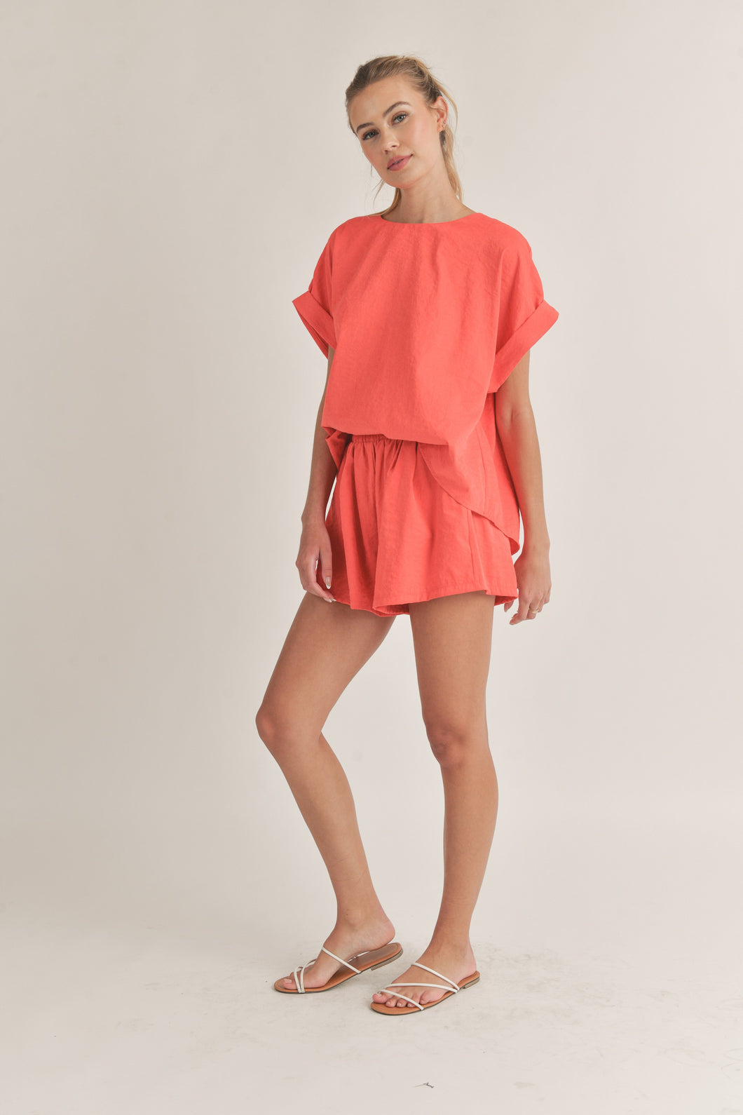 Two Piece Set Coral