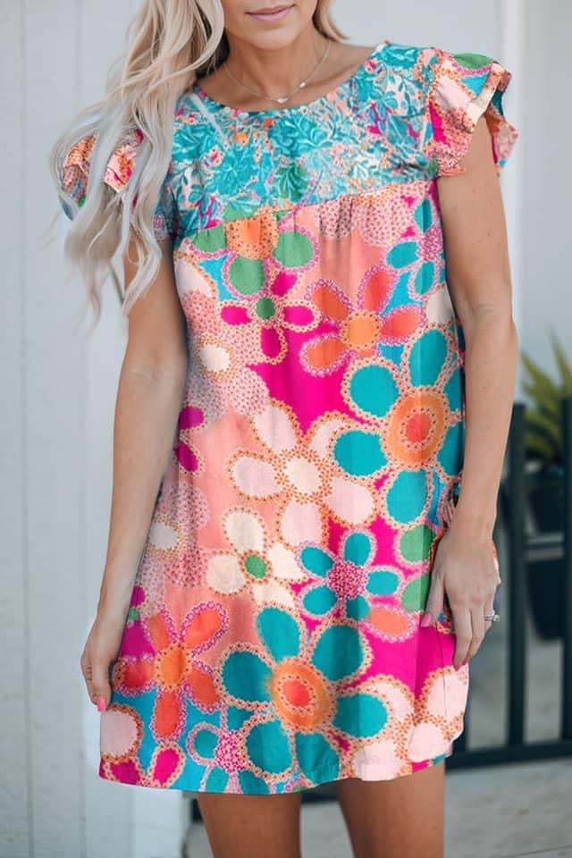 Embroidered Floral Dress (Preorder)