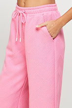 Load image into Gallery viewer, Bubble Gum Pink Textured Pants
