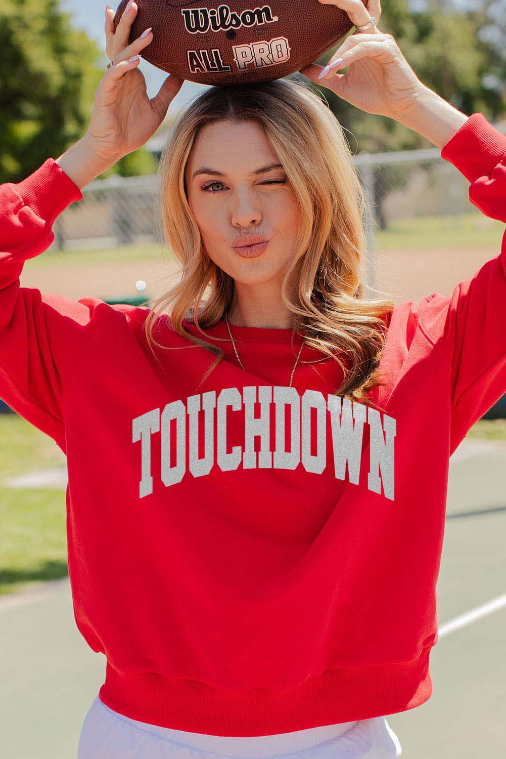 Touchdown Glitter Sweatshirt (Preorder)