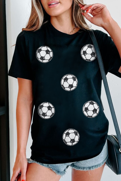 Sequin Soccer Tee (Preorder)