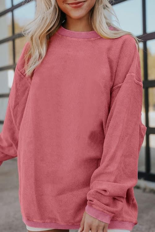 Ribbed Sweatshirt (Preorder)