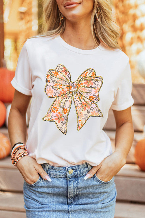 Fall Bow Tee (Preorder)