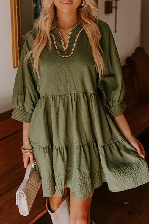 Olive Swing Dress (Preorder)
