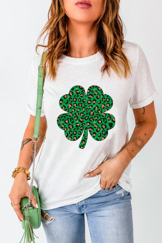 Leopard Clover Tee (Preorder)