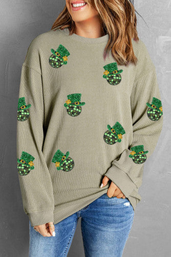 Sequin St Patrick’s Day Sweatshirt (Preorder)
