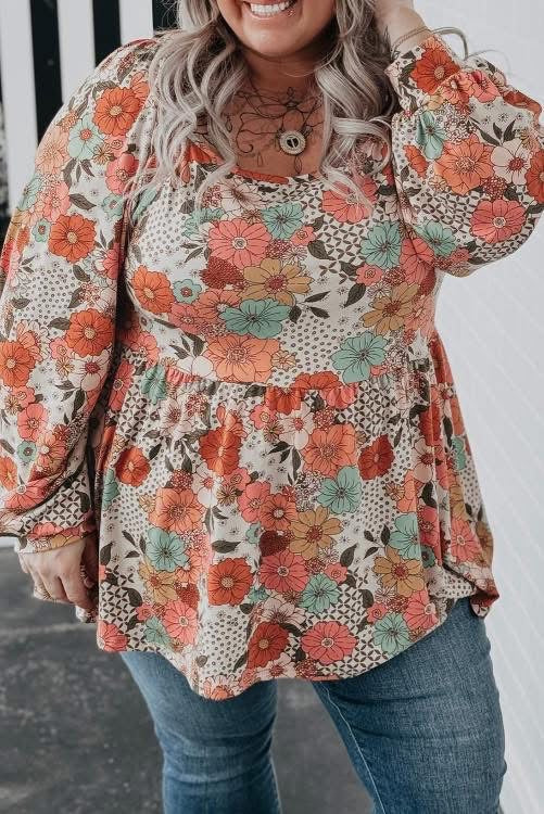 Plus Floral Top (Preorder)