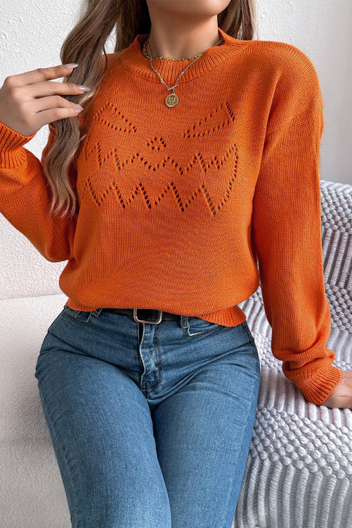 Orange Pumpkin Sweater (Preorder)