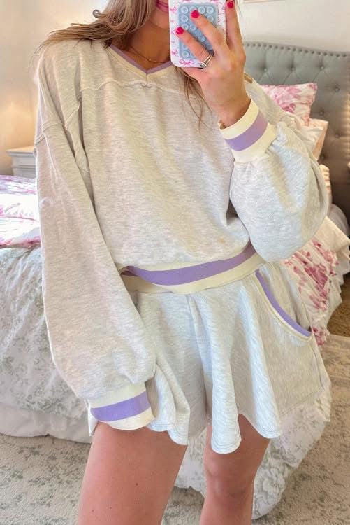 Gray Two Piece Set (Preorder)