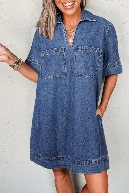Denim Dress (Preorder)