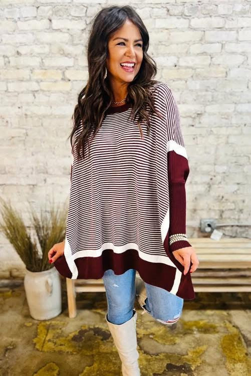 Striped Oversize Tunic (Preorder)