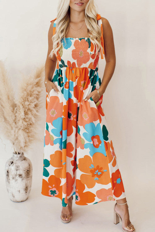 Floral Printed Maxi Dress (Preorder)