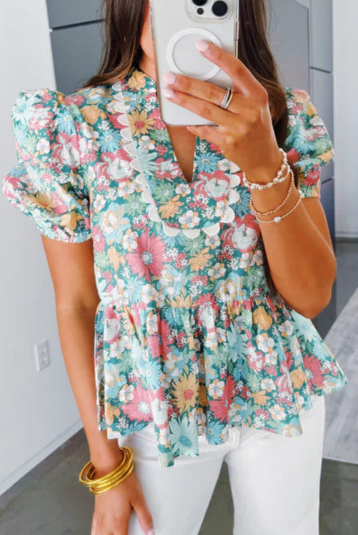 Floral Blouse (Preorder)
