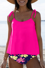 Load image into Gallery viewer, Pink and Floral Two Piece Swim (Preorder)
