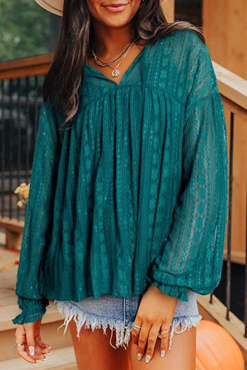Teal Blouse (preorder)