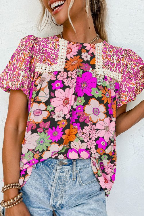 Floral Printed Blouse (Preorder)