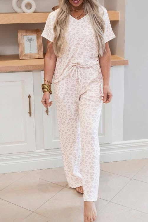 Leopard Lounge Set (Preorder)
