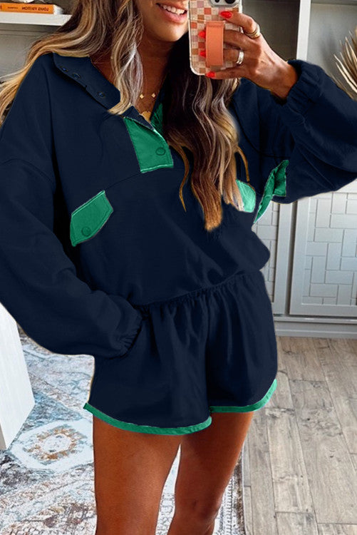Navy Two Piece Set (Preorder)