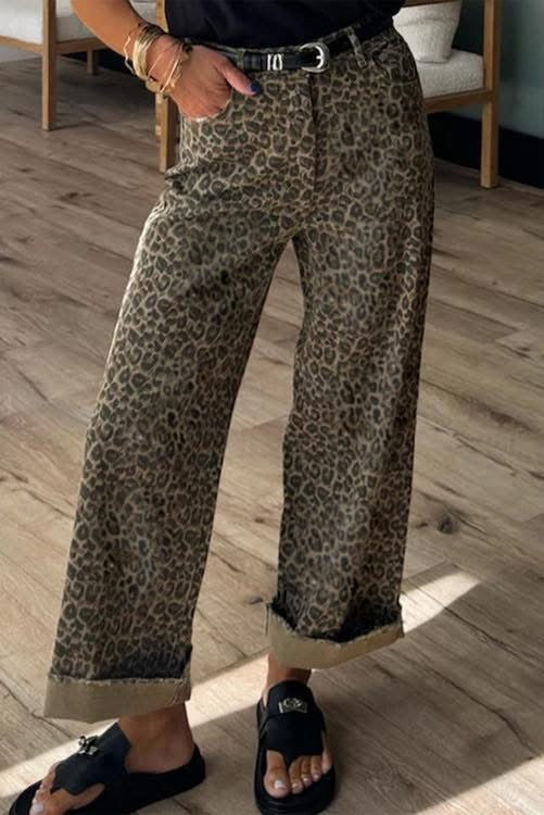 Leopard Print Denim (Preorder)