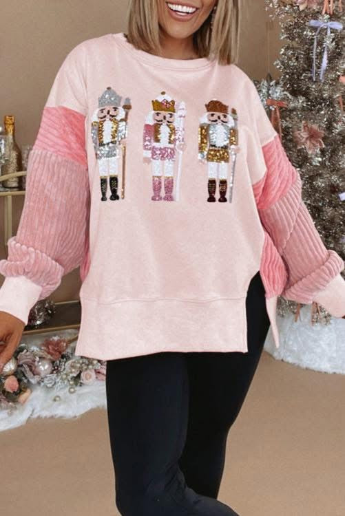 Sequin Nutcracker Sweatshirt (Preorder)