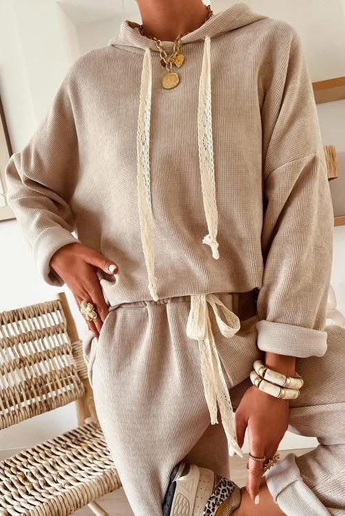Tan Two Piece Set (Preorder)