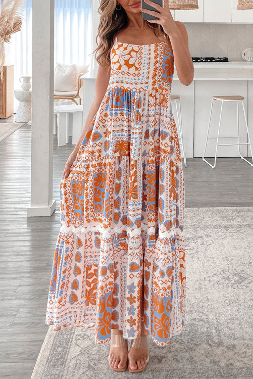 Printed Maxi Dress (Preorder)