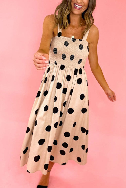 Polka Dot Maxi Dress (Preorder)