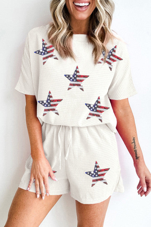 Sequin Flag Star Set (Preorder)