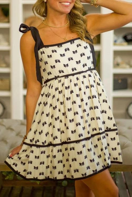 Black Bow Dress (Preorder)